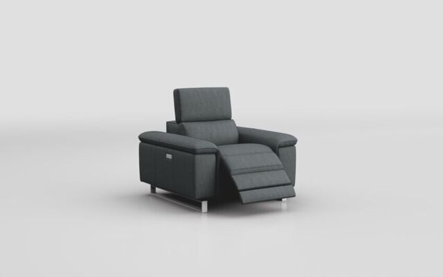 Viserba Power Recliner Chair with Manual Head Tilt  - poltronesofà at ScS