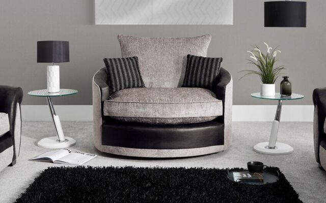 Maddie Fabric Large Twister Chair  - poltronesofà at ScS