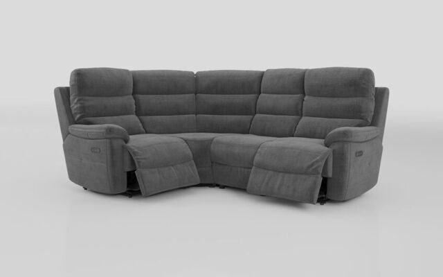 Ossett 1 Corner 2 Power Sofa with Head Tilt - poltronesofà at ScS