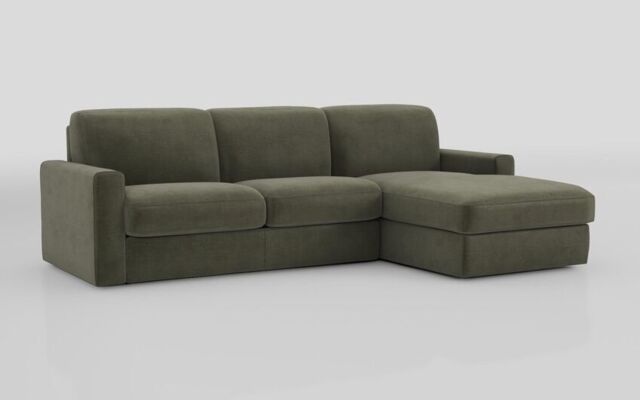 Barete Large Arm 4 Seater Sofa Bed with Right Hand Facing Large Lounger - poltronesofà at ScS