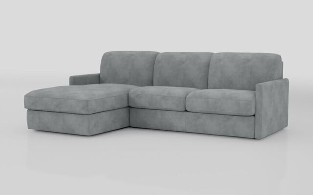 Barete Slim Arm 4 Seater Sofa Bed with Left Hand Facing Large Lounger - poltronesofà at ScS