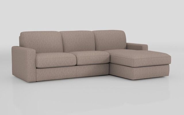 Barete Large Arm 4 Seater Sofa Bed with Right Hand Facing Large Lounger - poltronesofà at ScS