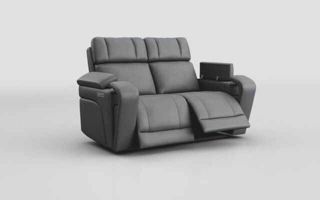 Adstock 2 Seater Power Recliner With Power Head Tilt - poltronesofà at ScS