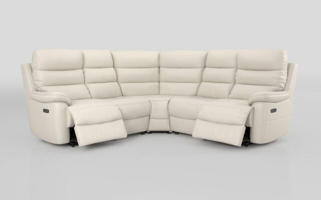 Ossett 2 Corner 2 Power Sofa with Head Tilt - poltronesofà at ScS