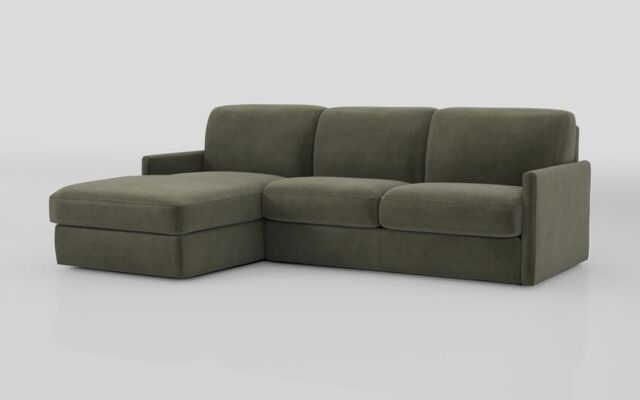 Barete Slim Arm 4 Seater Sofa Bed with Left Hand Facing Large Lounger - poltronesofà at ScS