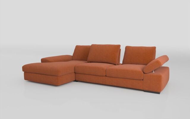 Savazza 4 Seater Sofa with Adjustable Back Rest Left Hand Facing Lounger - poltronesofà at ScS