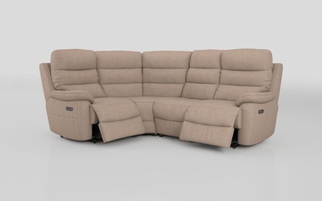 Ossett 1 Corner 2 Power Sofa with Head Tilt  - poltronesofà at ScS
