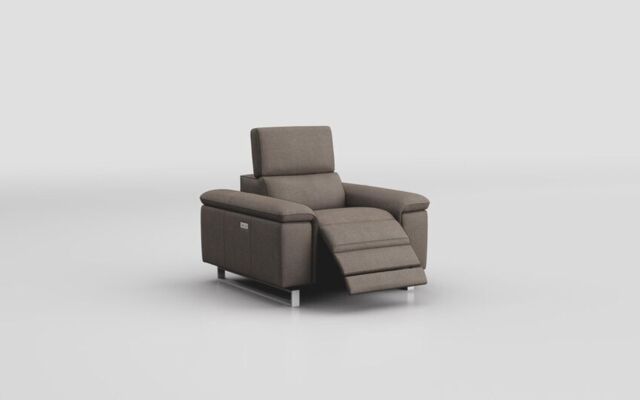 Viserba Power Recliner Chair with Manual Head Tilt - poltronesofà at ScS