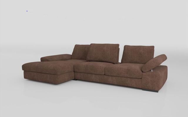 Savazza 4 Seater Sofa with Adjustable Back Rest Left Hand Facing Lounger  - poltronesofà at ScS