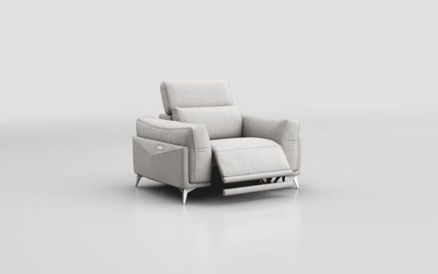 Gattolino Power Recliner Chair with Manual Head Tilt  - poltronesofà at ScS