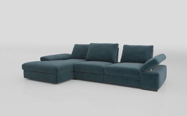 Savazza 4 Seater Sofa with Adjustable Back Rest Left Hand Facing Lounger - poltronesofà at ScS