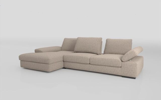 Savazza 4 Seater Sofa with Adjustable Back Rest Left Hand Facing Lounger  - poltronesofà at ScS