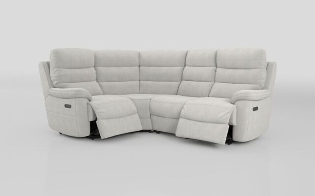 Ossett 1 Corner 2 Power Sofa with Head Tilt - poltronesofà at ScS