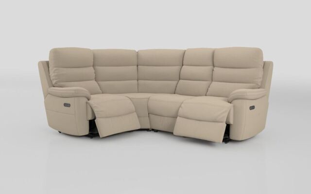 Ossett 1 Corner 2 Power Sofa with Head Tilt  - poltronesofà at ScS