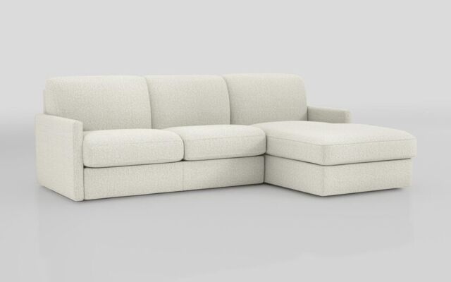Barete Slim Arm 4 Seater Sofa Bed with Right Hand Facing Large Lounger  - poltronesofà at ScS