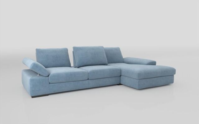 Savazza 4 Seater Sofa with Adjustable Back Rest Right Hand Facing Lounger  - poltronesofà at ScS