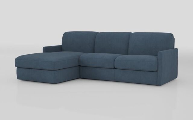 Barete Slim Arm 4 Seater Sofa Bed with Left Hand Facing Large Lounger  - poltronesofà at ScS
