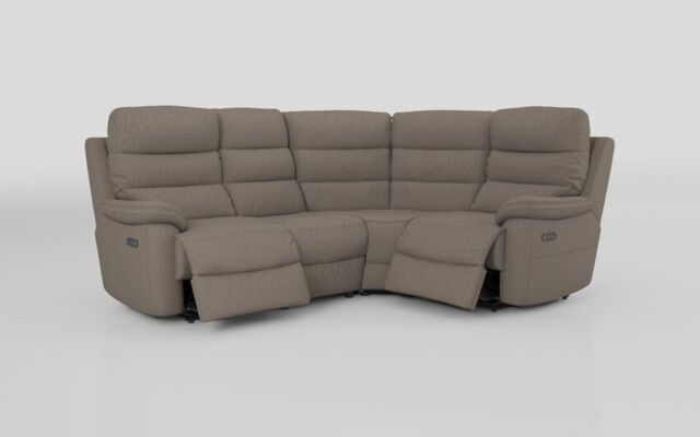 Ossett 2 Corner 1 Power Sofa with Head Tilt - poltronesofà at ScS