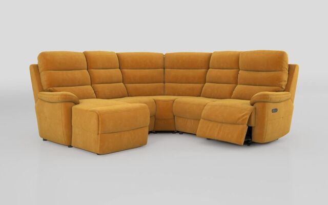 Ossett 2 Corner 2 Left Hand Facing Chaise Right Hand Facing Power Sofa with Head Tilt  - poltronesofà at ScS