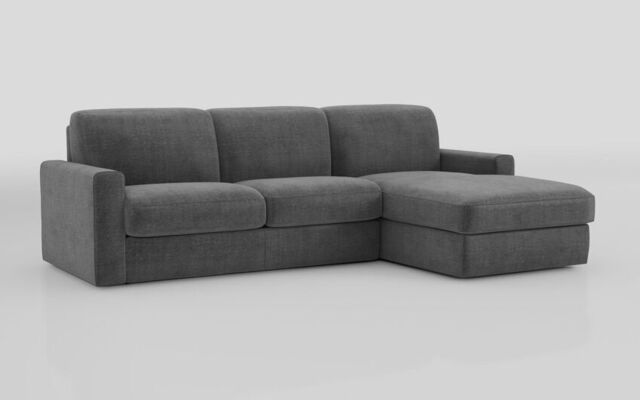 Barete Large Arm 4 Seater Sofa Bed with Right Hand Facing Large Lounger  - poltronesofà at ScS