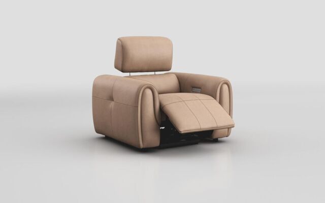 Serra Power Recliner Chair with Power Head Tilt - poltronesofà at ScS