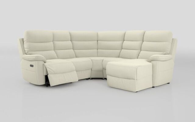 Ossett 2 Corner 2 Right Hand Facing Chaise Left Hand Facing Power Sofa with Head Tilt - poltronesofà at ScS