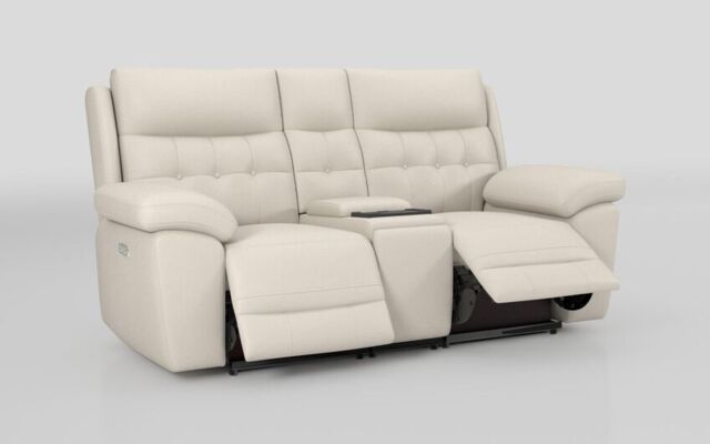 Belford 2 Seater Power Recliner Sofa with Media Console  - poltronesofà at ScS