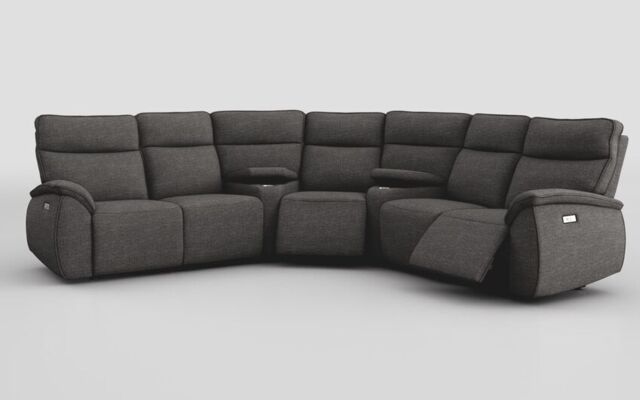Solara 2 Corner 2 Power Recliner with Double Storage Consoles  - poltronesofà at ScS