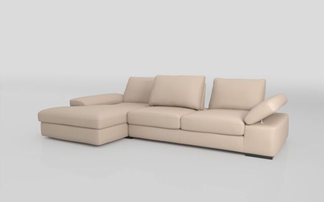 Savazza 4 Seater Sofa with Adjustable Back Rest Left Hand Facing Lounger - poltronesofà at ScS