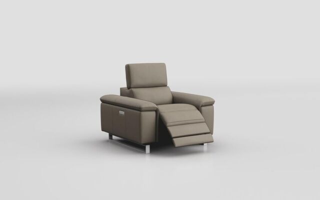 Viserba Power Recliner Chair with Power Head Tilt - poltronesofà at ScS