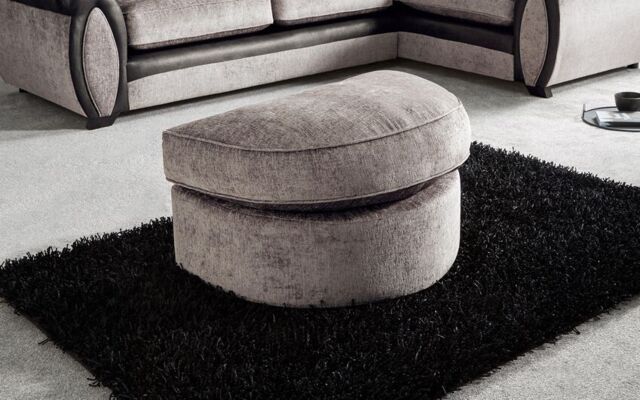 Maddie Fabric Twister Footstool - poltronesofà at ScS