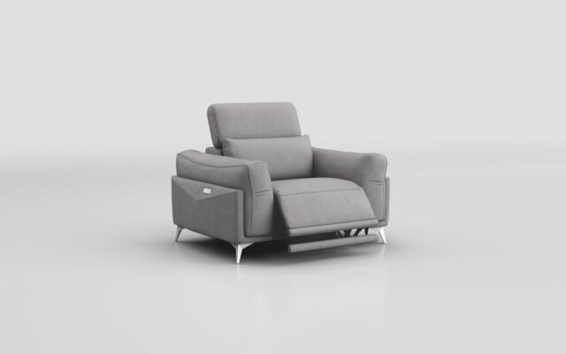 Gattolino Power Recliner Chair with Manual Head Tilt  - poltronesofà at ScS