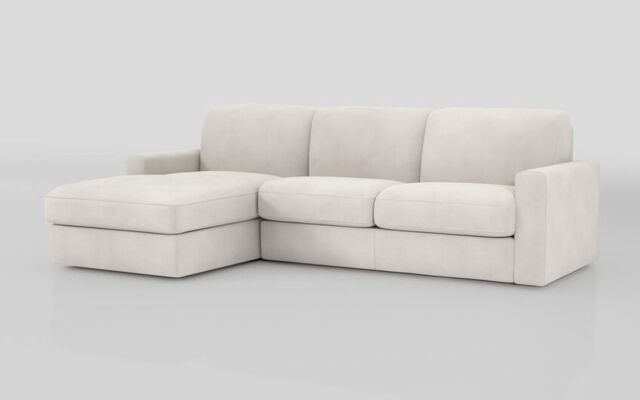 Barete Large Arm 4 Seater Sofa Bed with Left Hand Facing Large Lounger - poltronesofà at ScS