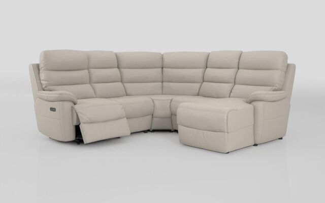 Ossett 2 Corner 2 Right Hand Facing Chaise Left Hand Facing Power Sofa with Head Tilt - poltronesofà at ScS