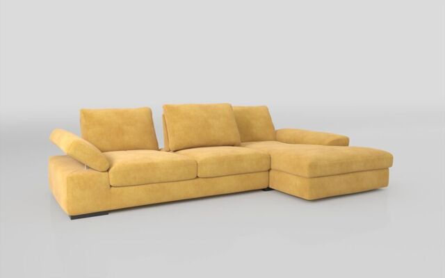 Savazza 4 Seater Sofa with Adjustable Back Rest Right Hand Facing Lounger  - poltronesofà at ScS