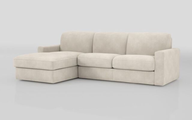 Barete Large Arm 4 Seater Sofa Bed with Left Hand Facing Large Lounger  - poltronesofà at ScS