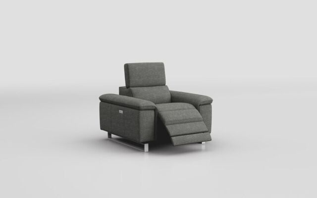 Viserba Power Recliner Chair with Manual Head Tilt - poltronesofà at ScS