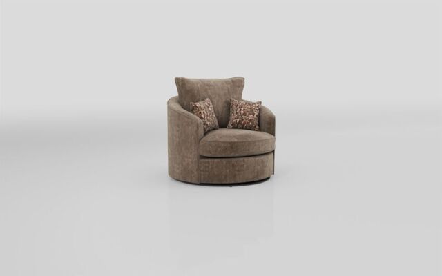 Living Esme Fabric Twister Chair  - poltronesofà at ScS