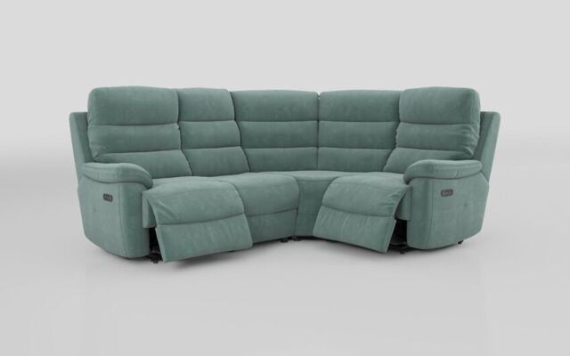 Ossett 2 Corner 1 Power Sofa with Head Tilt - poltronesofà at ScS