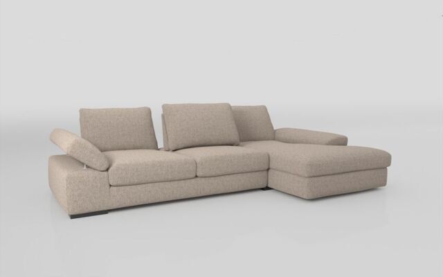 Savazza 4 Seater Sofa with Adjustable Back Rest Right Hand Facing Lounger - poltronesofà at ScS
