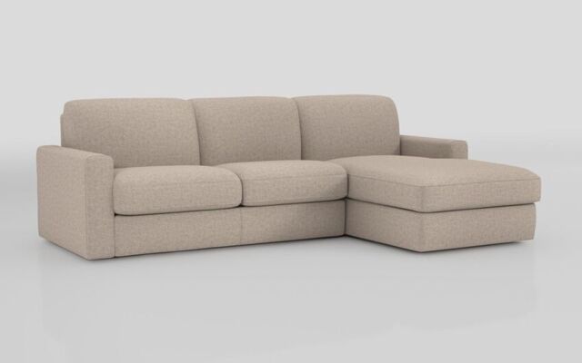 Barete Large Arm 4 Seater Sofa Bed with Right Hand Facing Large Lounger - poltronesofà at ScS