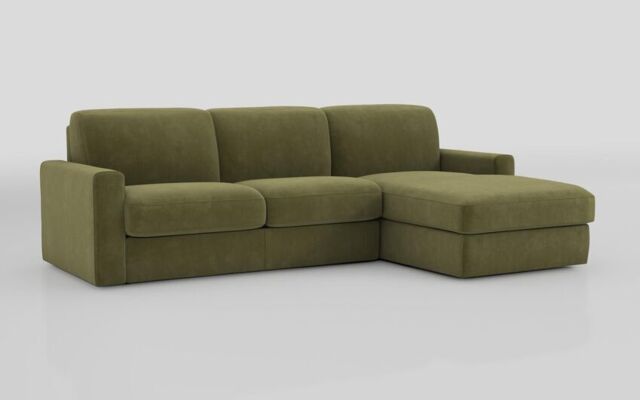 Barete Large Arm 4 Seater Sofa Bed with Right Hand Facing Large Lounger  - poltronesofà at ScS