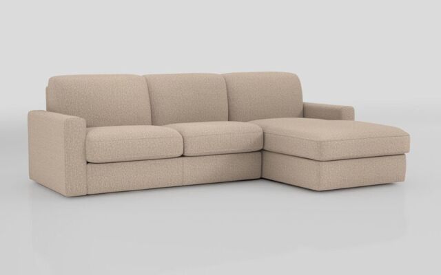 Barete Large Arm 4 Seater Sofa Bed with Right Hand Facing Large Lounger  - poltronesofà at ScS