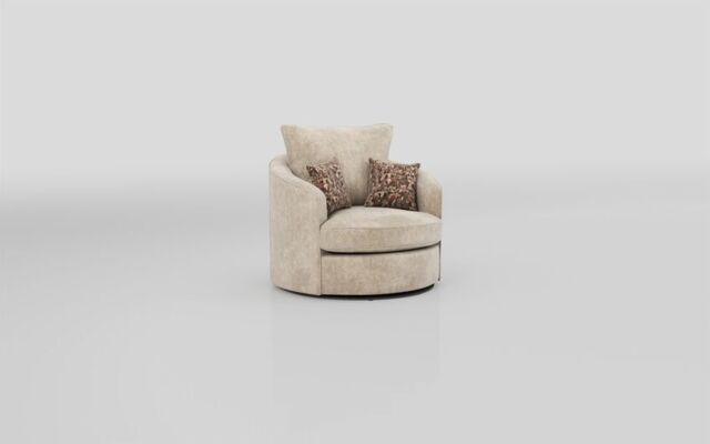 Living Esme Fabric Twister Chair  - poltronesofà at ScS