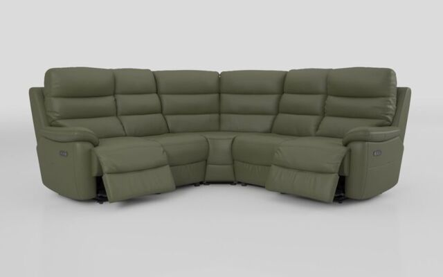 Ossett 2 Corner 2 Power Sofa with Head Tilt - poltronesofà at ScS