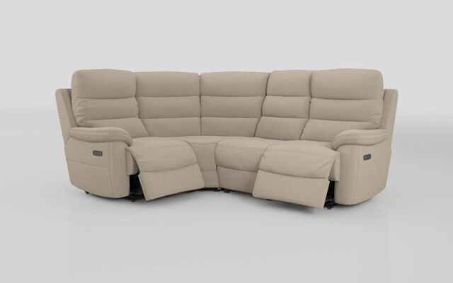 Ossett 1 Corner 2 Power Sofa with Head Tilt - poltronesofà at ScS