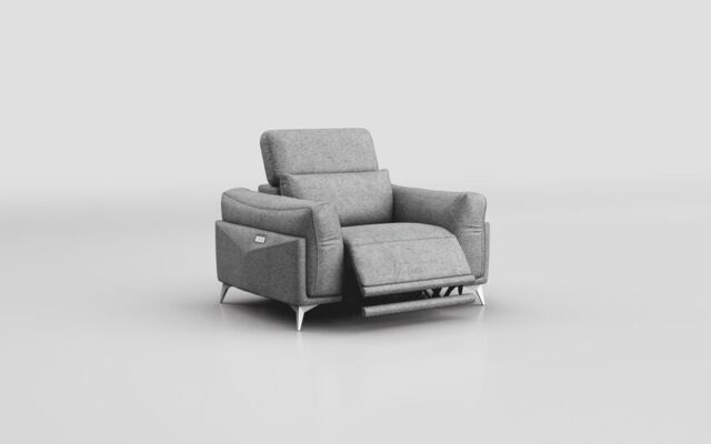 Gattolino Power Recliner Chair with Manual Head Tilt  - poltronesofà at ScS