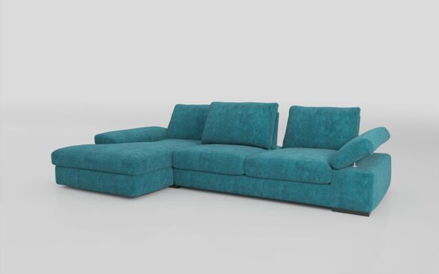 Savazza 4 Seater Sofa with Adjustable Back Rest Left Hand Facing Lounger - poltronesofà at ScS