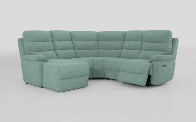 Ossett 2 Corner 2 Left Hand Facing Chaise Right Hand Facing Power Sofa with Head Tilt  - poltronesofà at ScS