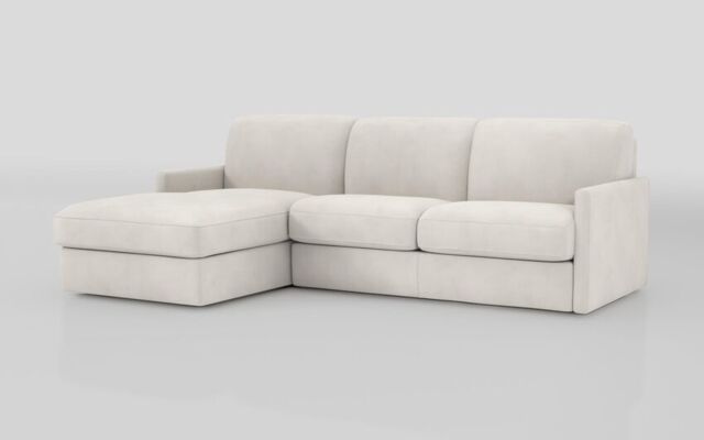 Barete Slim Arm 4 Seater Sofa Bed with Left Hand Facing Large Lounger - poltronesofà at ScS